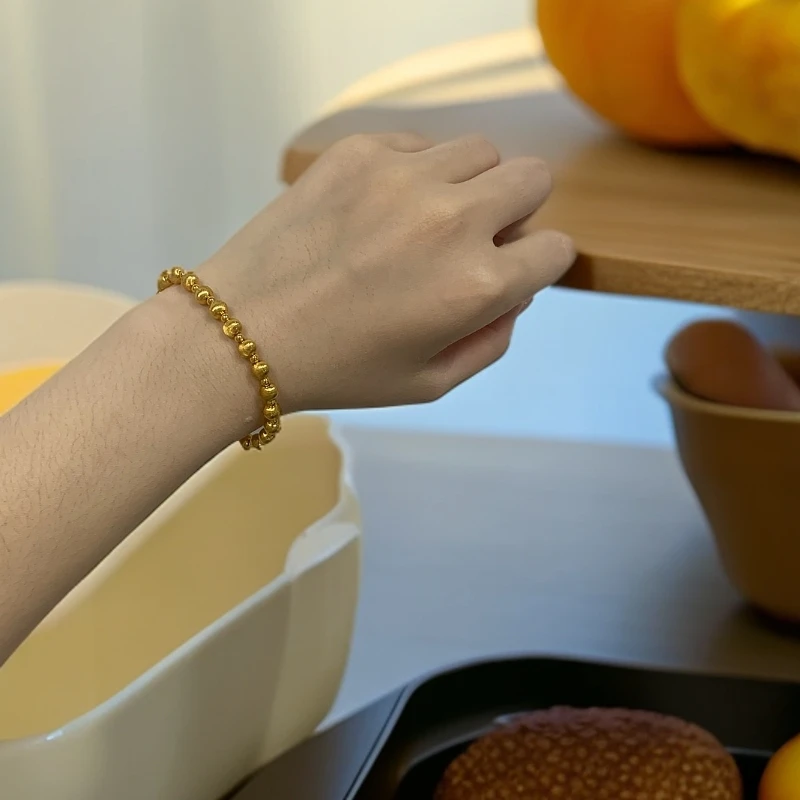 【老缅彦祖】18k金卡6m猫眼手链豪镶13