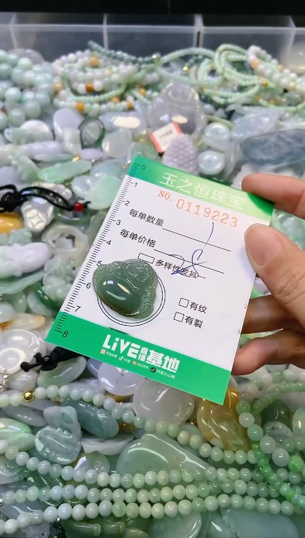 翡翠未镶嵌颈饰闪购0119223