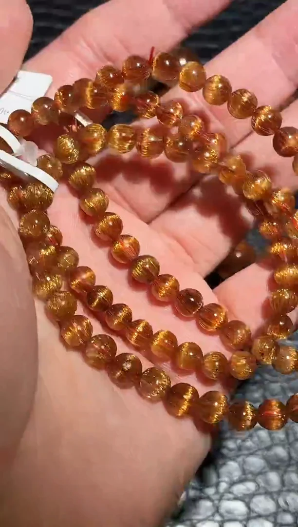 未镶嵌手链水晶单圈发晶A6（多样性发其一）