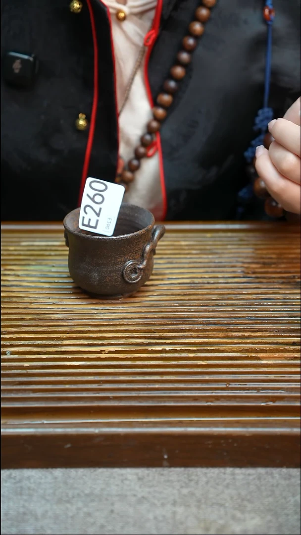 万古烧粗陶手工手做茶具/