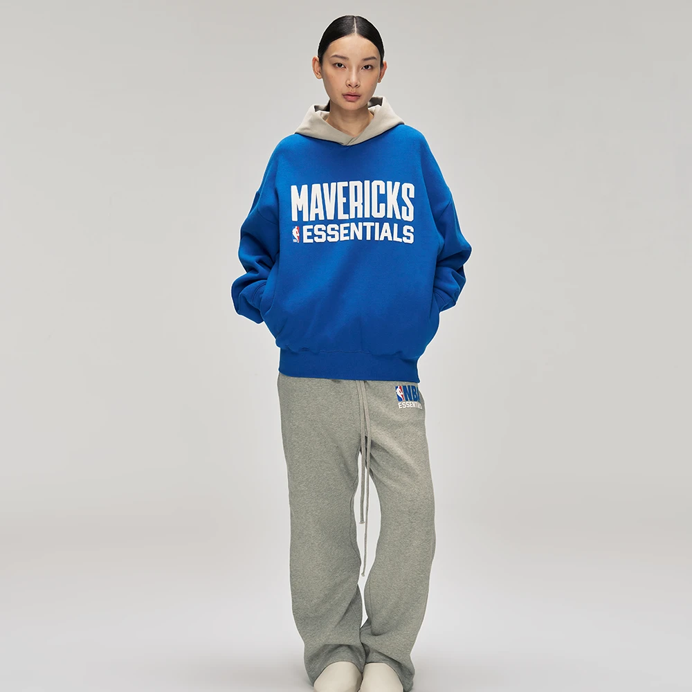 ESSENTIALS FEAR OF GOD 2025 Fall NBA MAVS联名运动连帽卫衣