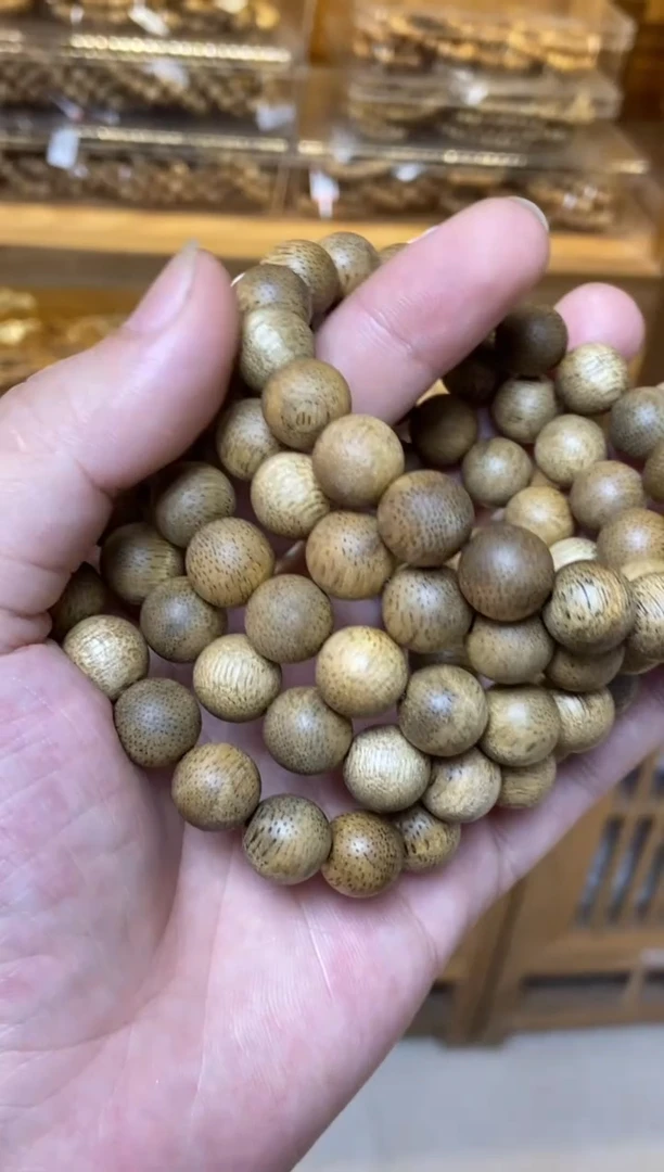 沉香手串文莱圆珠单圈1.1多样性发其一