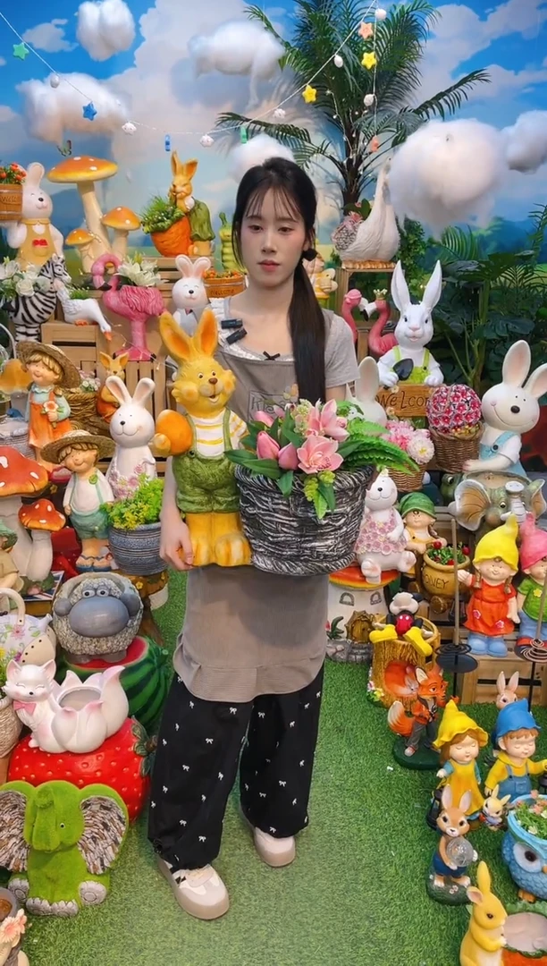 兔子花盆