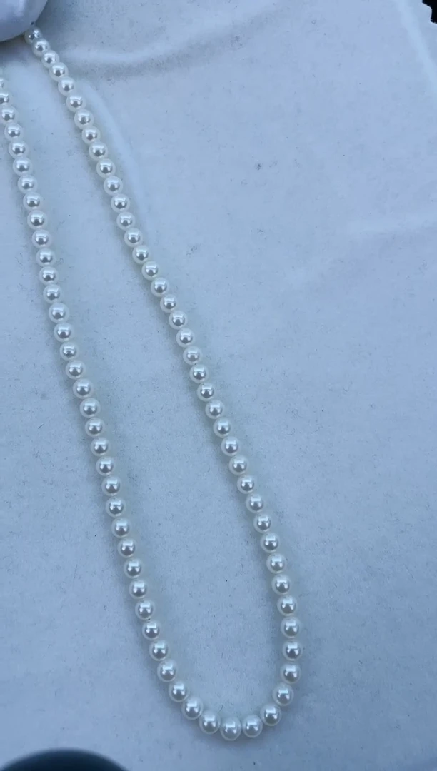 【闪购商品】海水珍珠颈饰未镶嵌海水akoya珍珠项链4.5-5mm