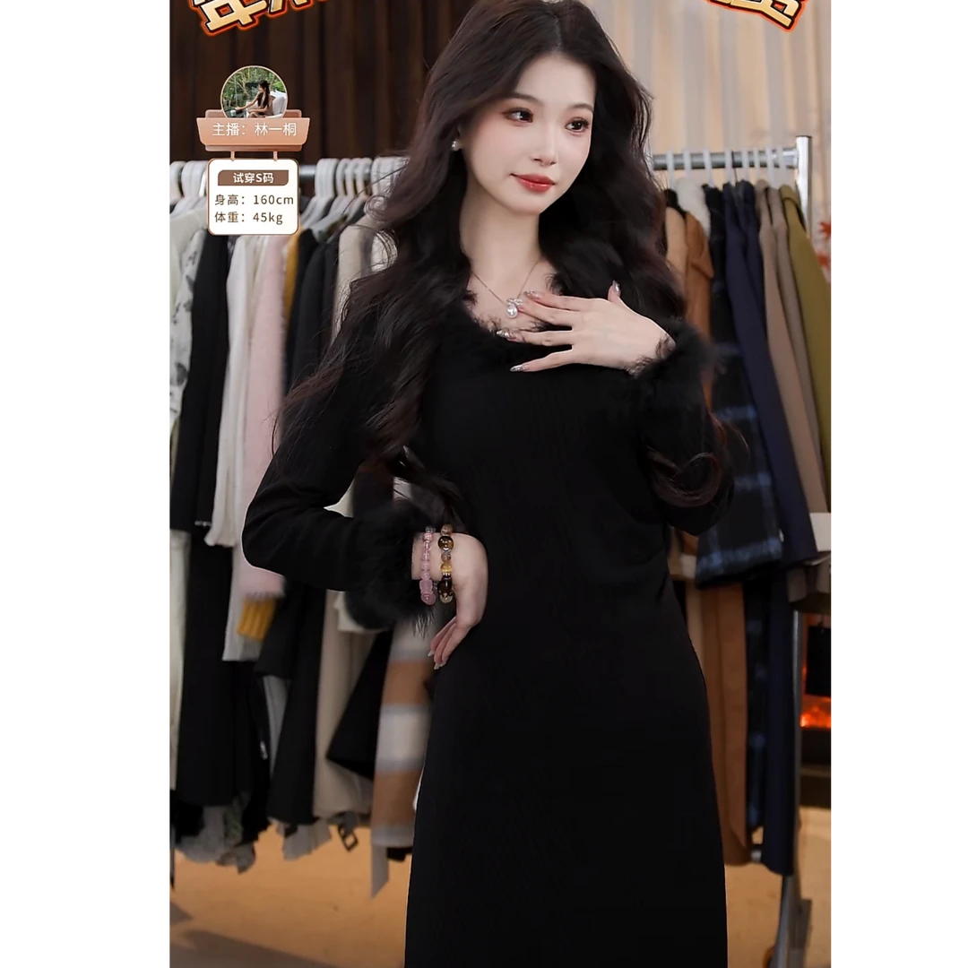 【一桐清仓】宽松连衣裙女装连衣裙显瘦气质时尚4QLDD7656