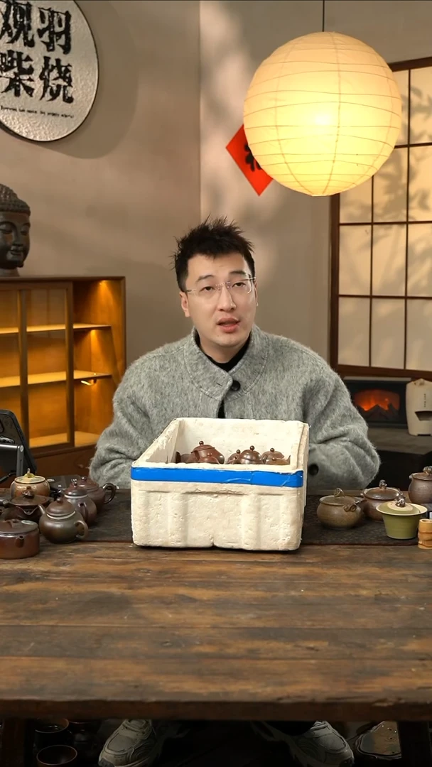 茶杯紫砂瑕疵朱泥光素壶，任发其一