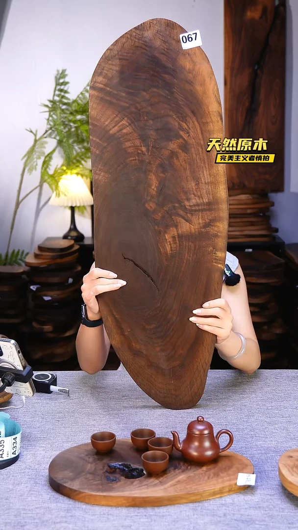 木北美黑胡桃原木.干裂疤结不属于商品质量问题完美主义者慎拍