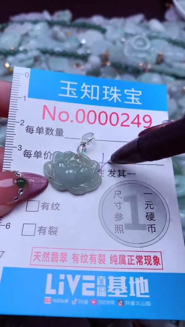 吊坠(不含链)未镶嵌翡翠249