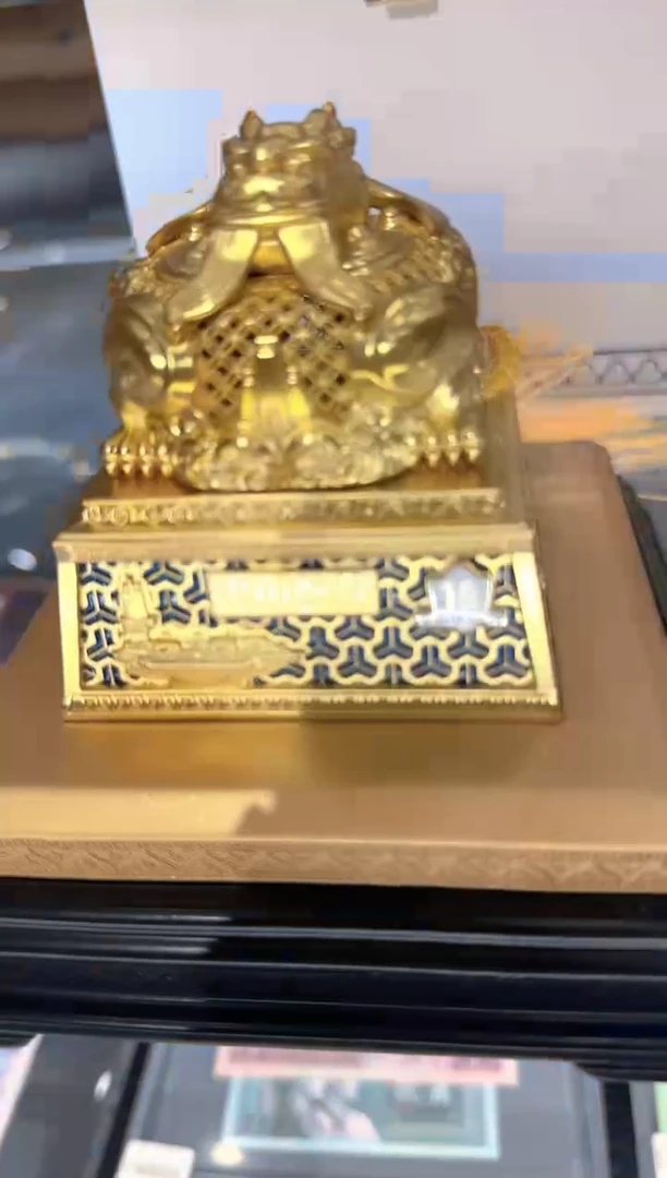 青田石印石航母纪念 传世龙玺