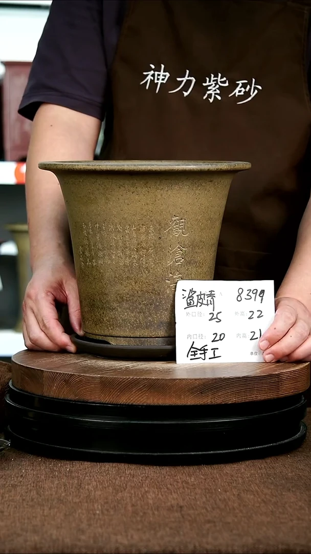 紫砂花盆花卉园艺8399+Z