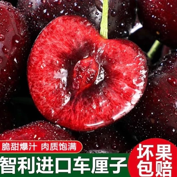 【军仔】智利进口车厘子5斤整箱1J-4J拉宾斯海运 水果 内附果径卡