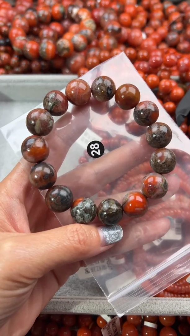 未镶嵌手串南红玛瑙14+