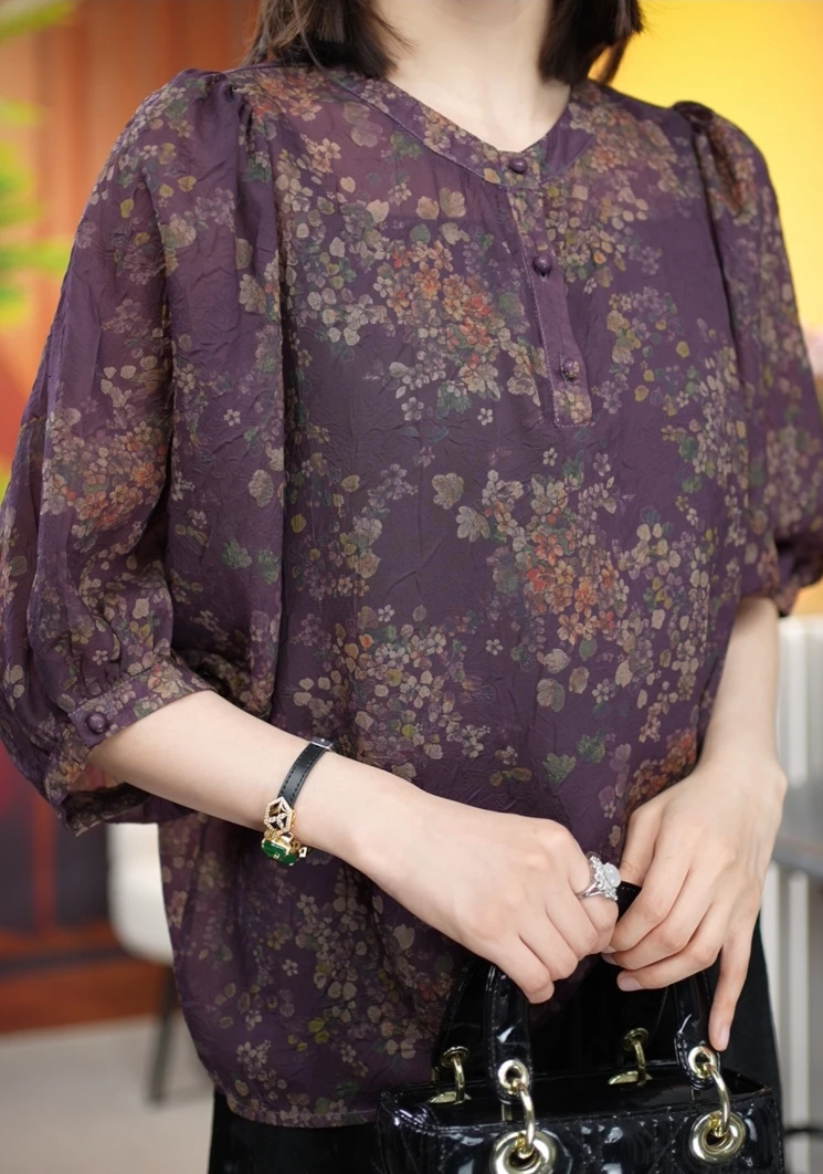 阔太洋气透气舒适感上衣女装095