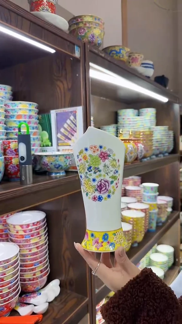 【闪购商品】瓷片筷子桶一个景德镇陶瓷