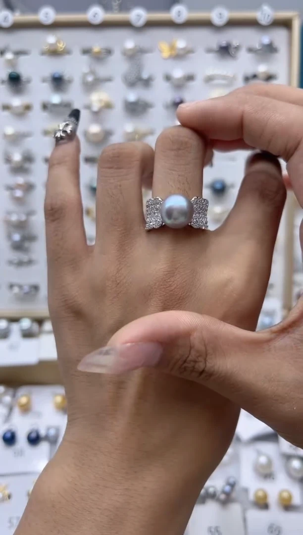 【闪购商品】淡水珍珠戒指合金149