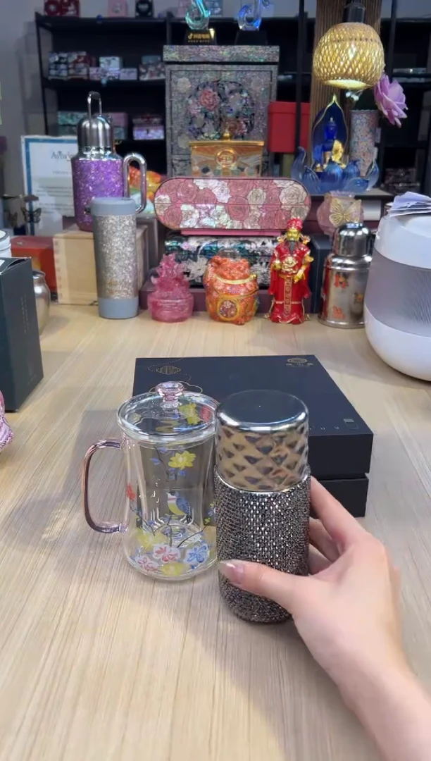 76米小西磁吸悬浮口红杯镶砖版220ml（银色）+
