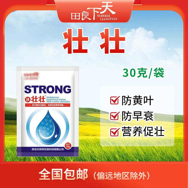 壮壮  进口叶面肥 30g/袋 2袋/组 防黄叶 早衰 营养促壮