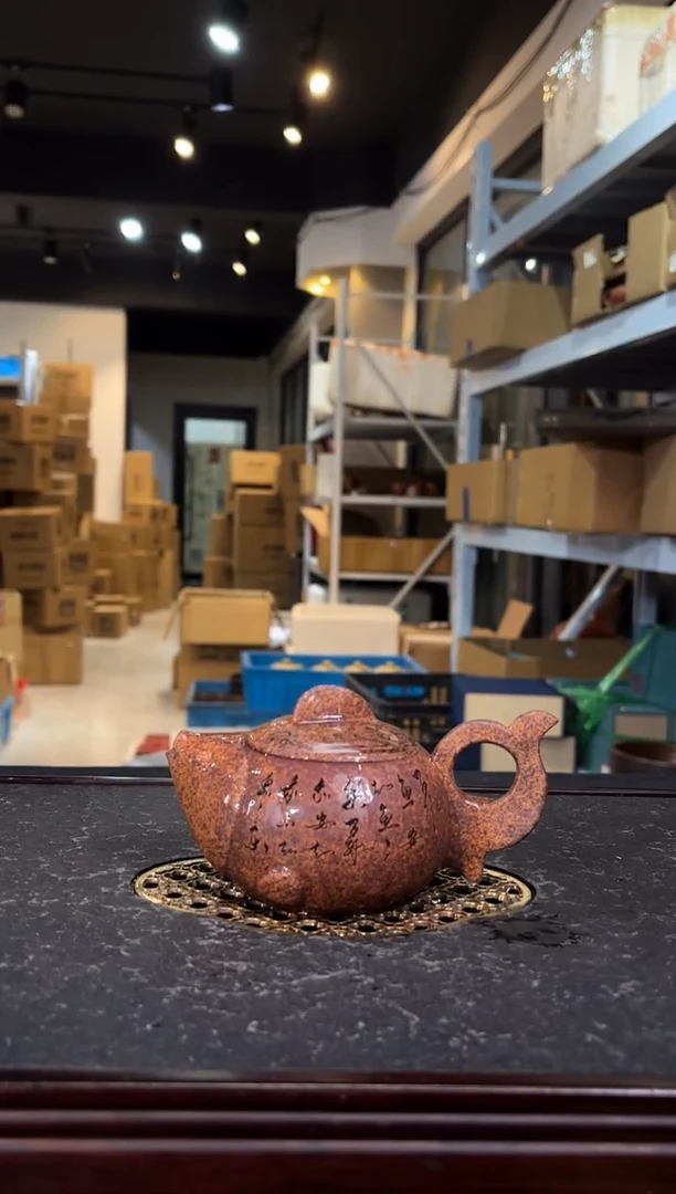 茶壶紫砂宜兴紫砂 紫砂茶壶13 鱼