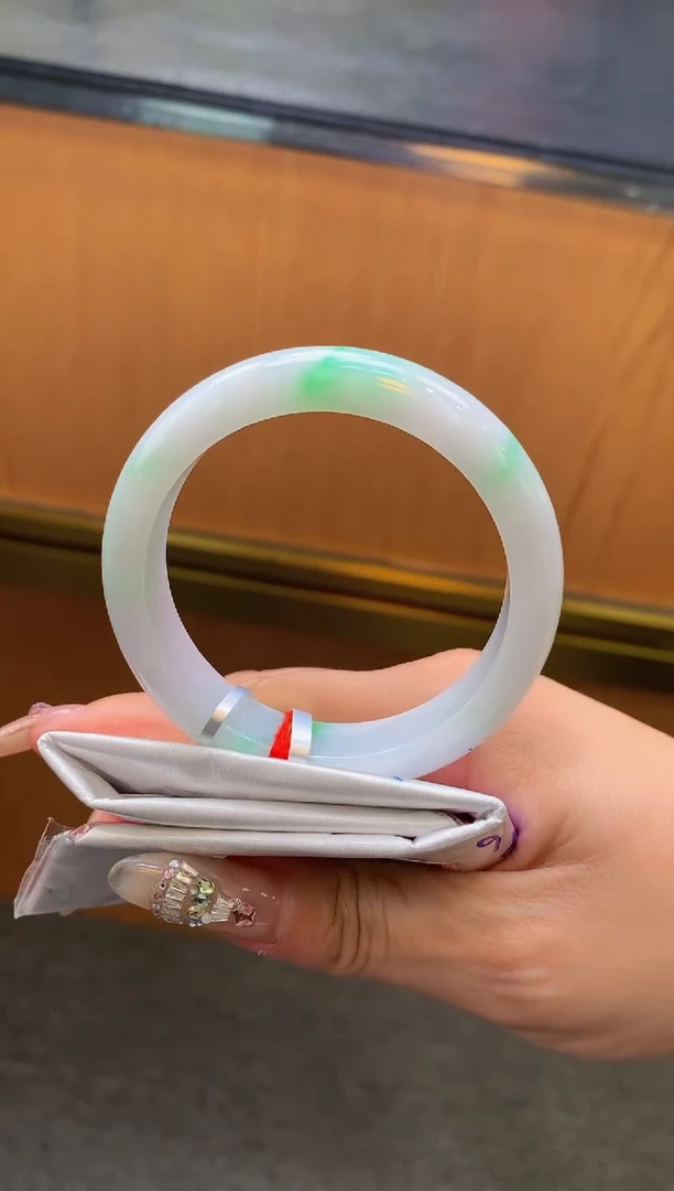 未镶嵌手镯翡翠-F40-正圈54.1