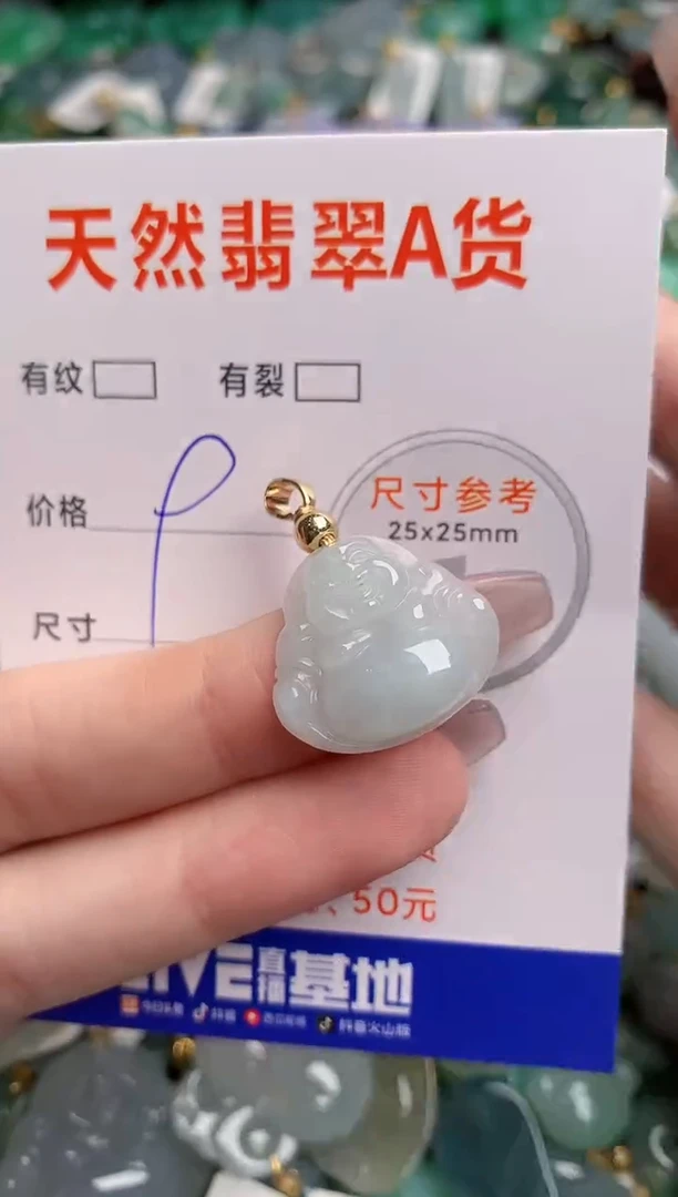 翡翠未镶嵌颈饰23001764
