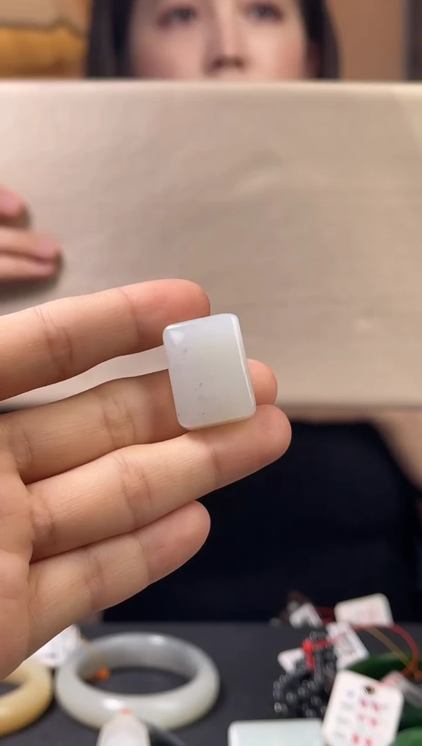 吊坠(不含链)未镶嵌和田玉新疆黑山 无事牌9012361