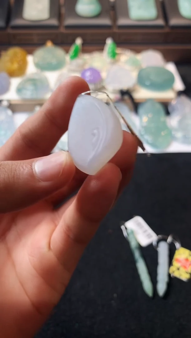 未镶嵌定制翡翠白*  S毛货不退不换