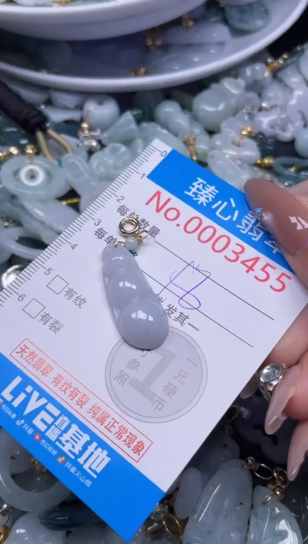 颈饰未镶嵌翡翠3455