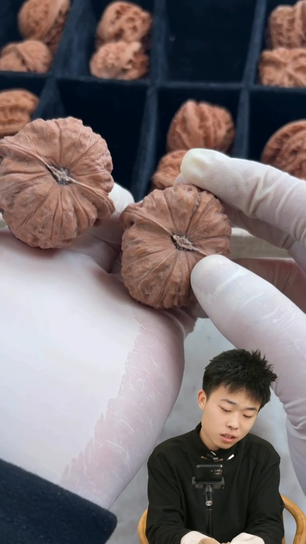 把件文玩核桃014南瓜墩文玩核桃