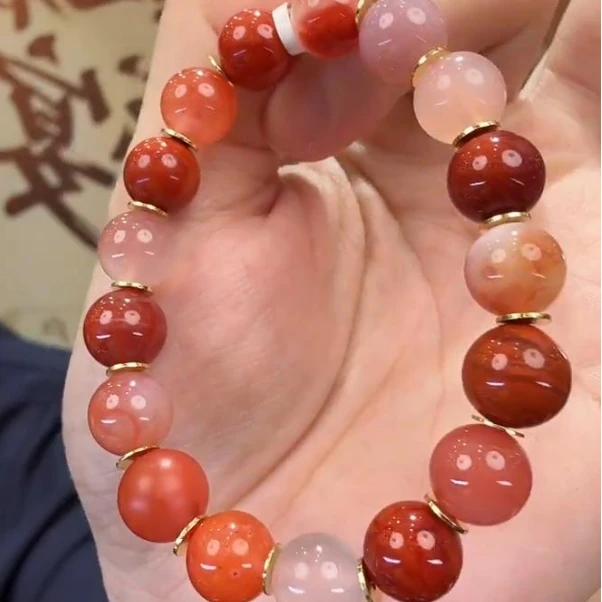 【老王优选】92199517-天然南红大满贯DIY多宝手串-多样性发一