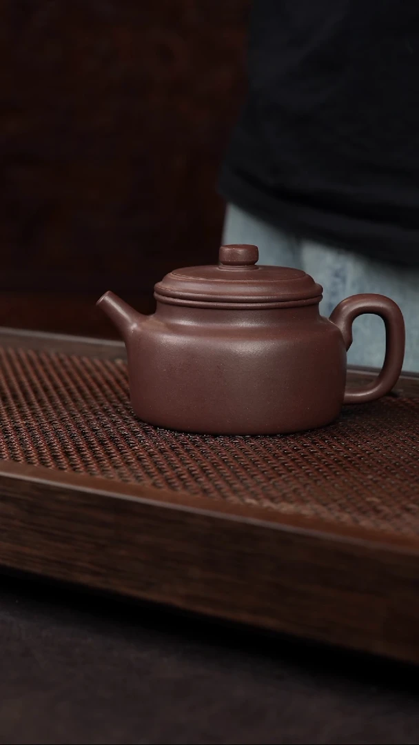 【闪购商品】紫砂茶壶老紫泥大德中{小二拙泥{}