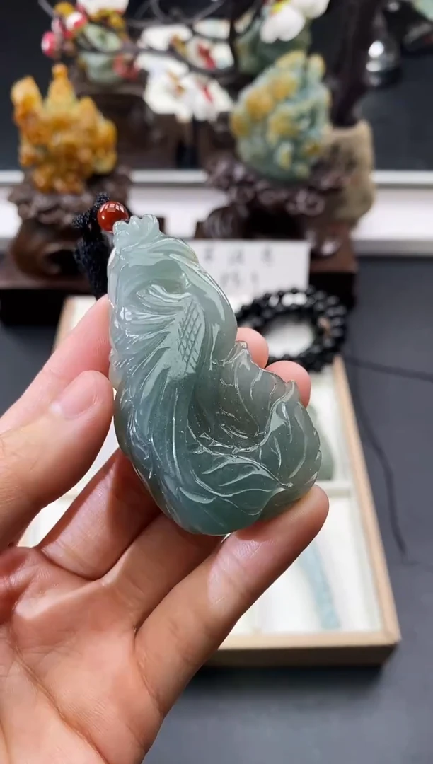 颈饰未镶嵌翡翠天然缅甸A货翡翠