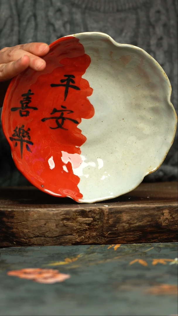 【闪购商品】杯釉下彩手工手绘同款陶器