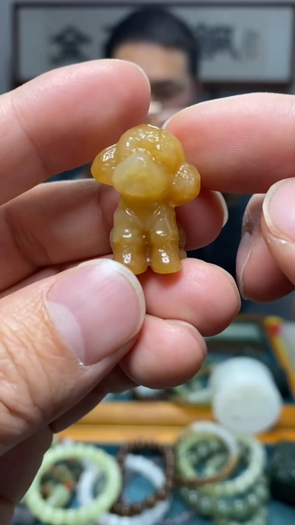 颈饰未镶嵌和田玉心***安62