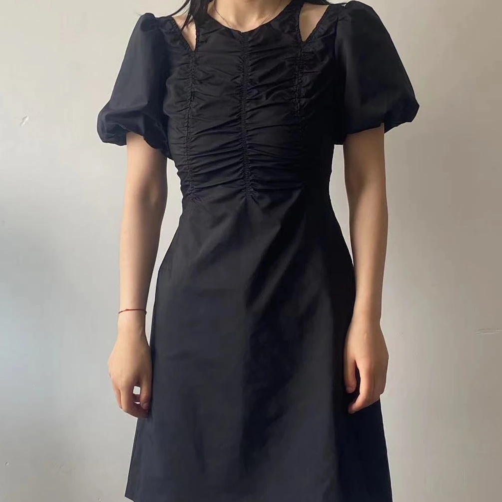 【1049】专柜正品剪标，假一罚万，HJ时尚露肩连衣裙A7FAC210489