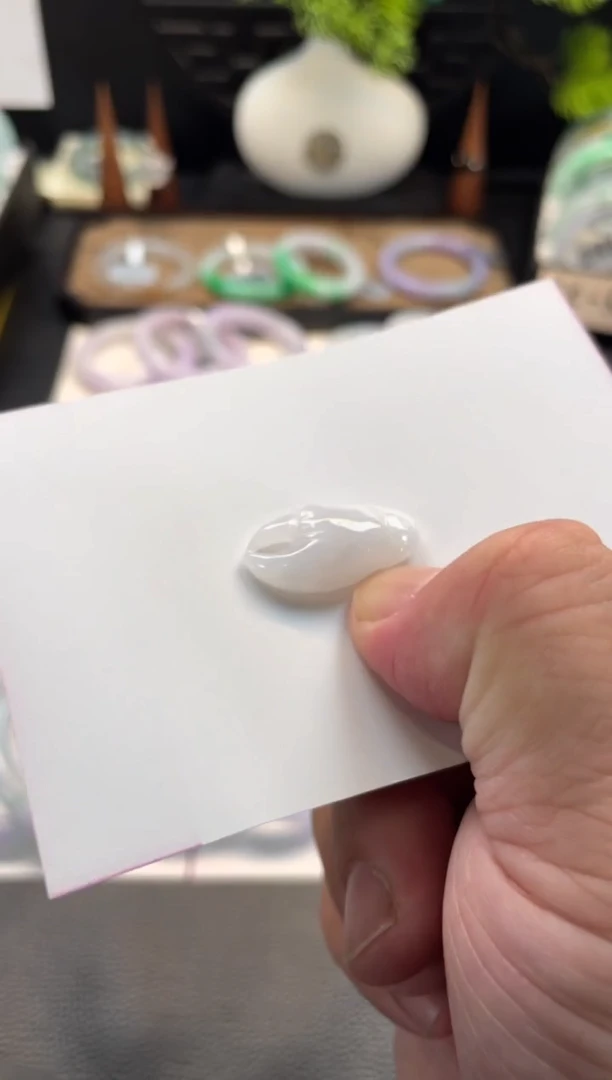 颈饰未镶嵌翡翠15号链接 有纹裂