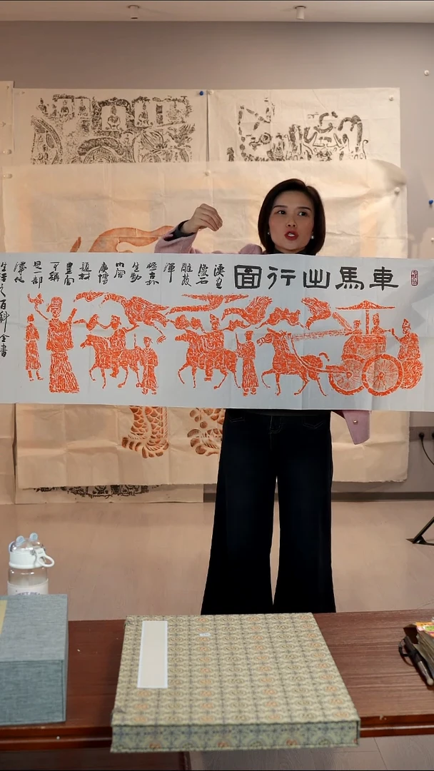 拓片用纸印石非遗传承拓片