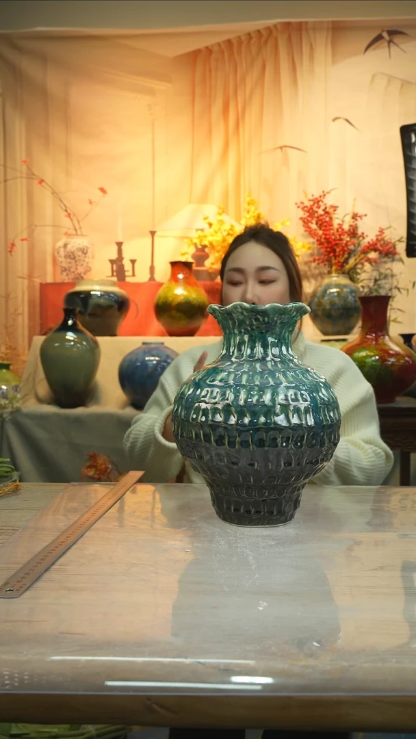 高29口14高温陶瓷花瓶