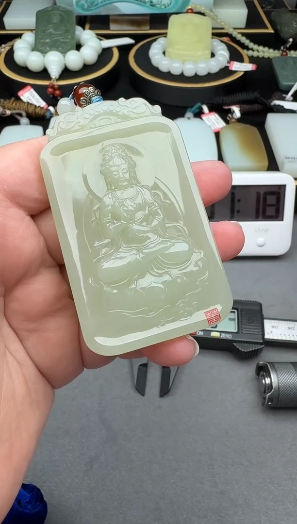 颈饰未镶嵌和田玉4