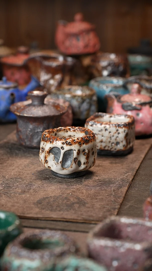 【闪购商品】景德镇柴烧志野杯