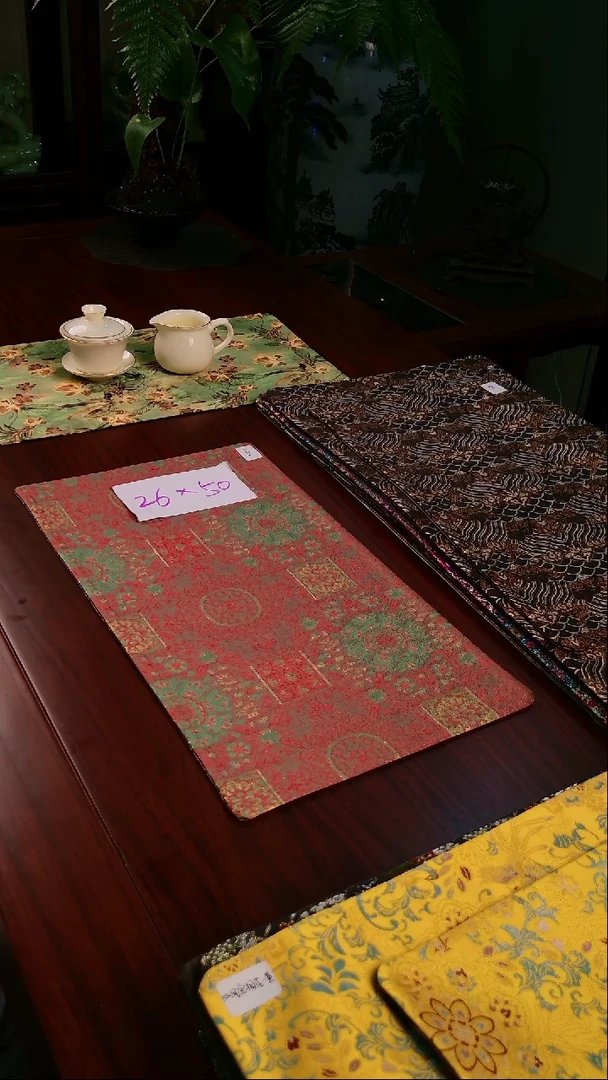 【八达运双面】中国风干泡织锦茶席26*50