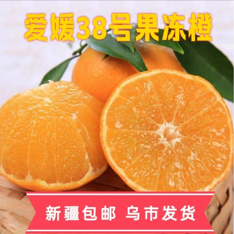 【开播福利】眉山核心产区爱媛果冻橙产地直采汁水充足4公斤