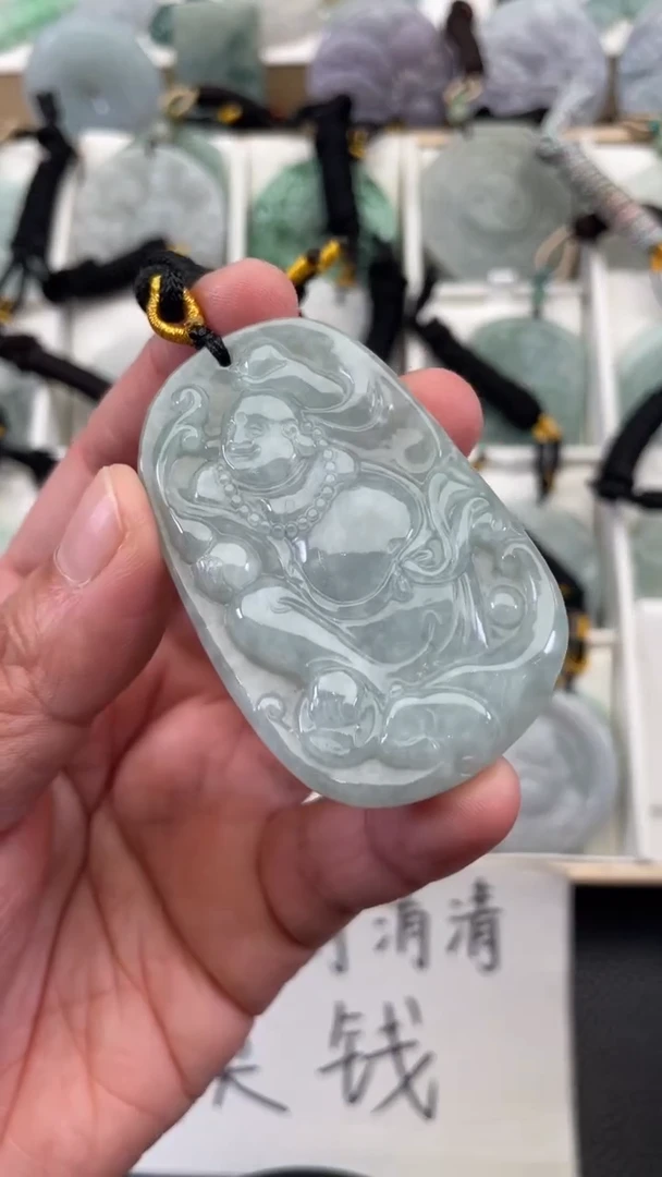 颈饰未镶嵌翡翠天然缅甸翡翠A货363