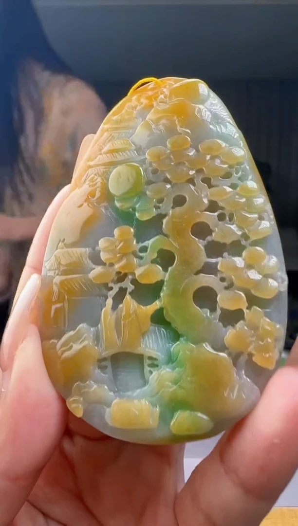 吊坠(不含链)未镶嵌翡翠YL@@960Q3J21594