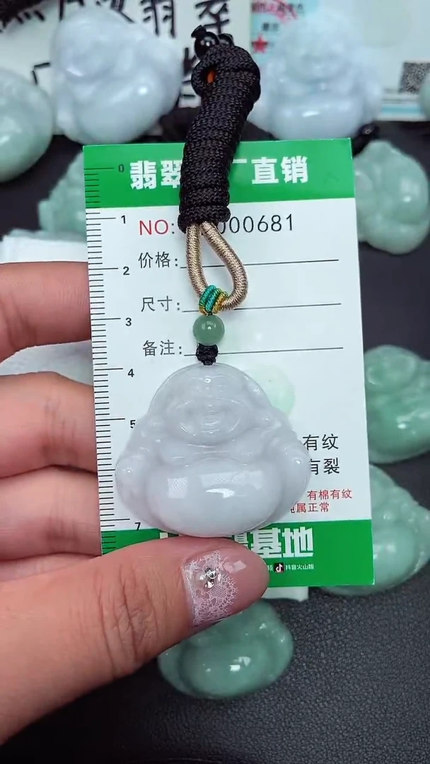 颈饰未镶嵌翡翠缅甸天然翡翠0681