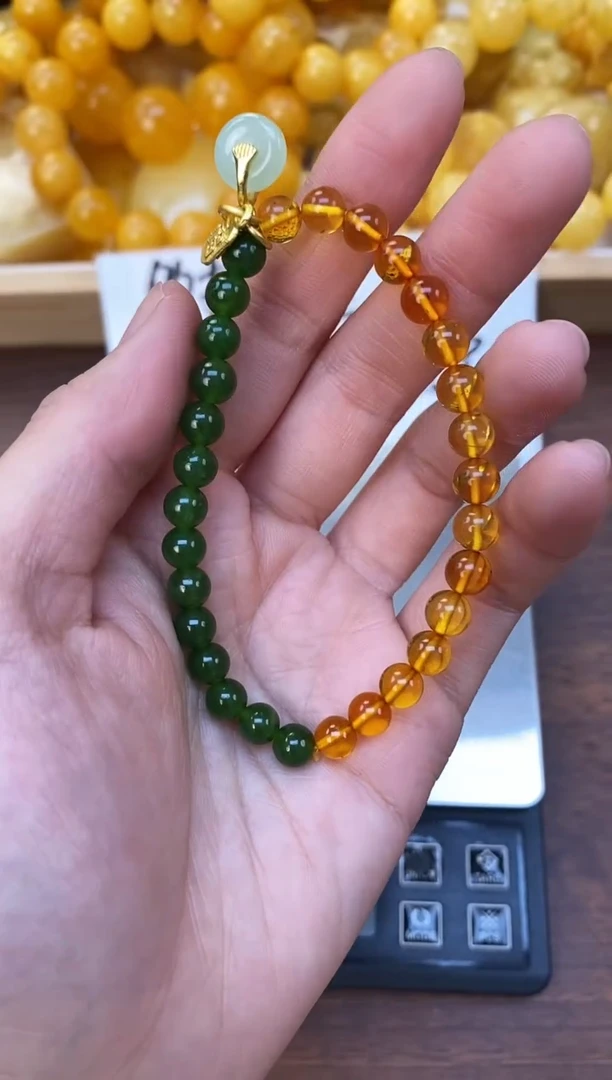 裸石琥珀未镶嵌天然琥珀蜜蜡