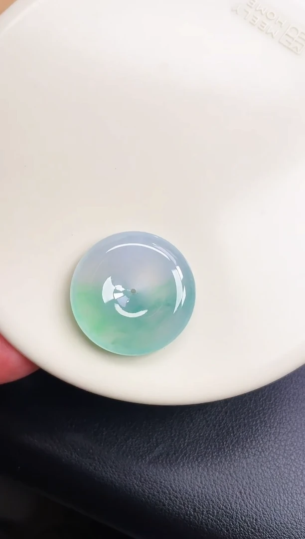 颈饰未镶嵌翡翠【82】平安扣 尺寸 27   6.4mm