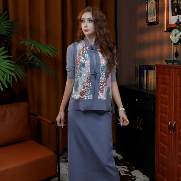 2025新款洋气夏季时尚气质亮晶晶套装00-30