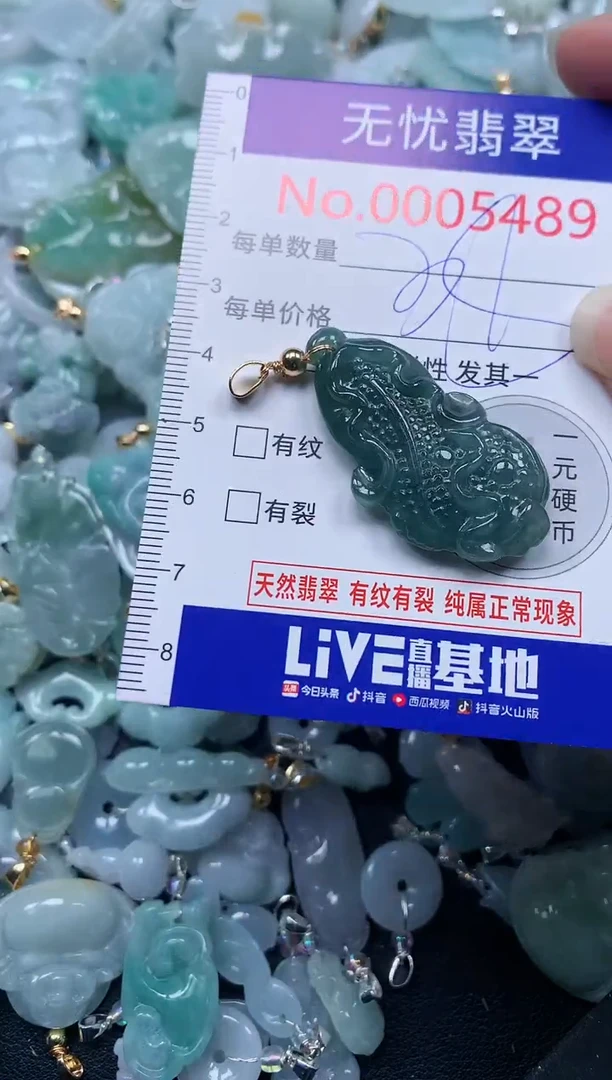 颈饰未镶嵌翡翠5489