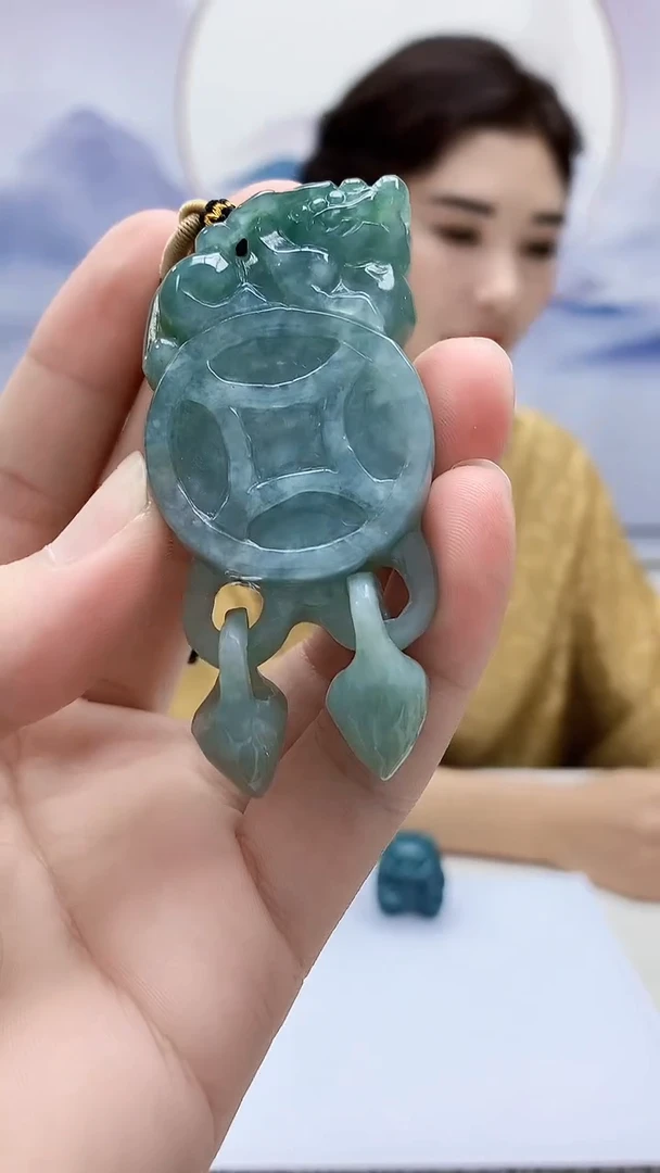 定制翡翠未镶嵌4829bb-毛货挂件66
