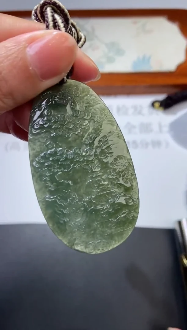 未镶嵌挂件翡翠372376   多人